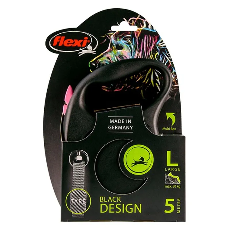 Flexi Black Design L Tape 5m Pink-1